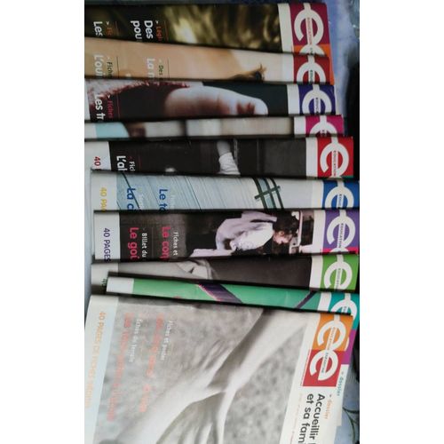 Lot De 10 Numéros De La Revue Éducation Enfantine Avec Tous Les Posters Année 2002-2003