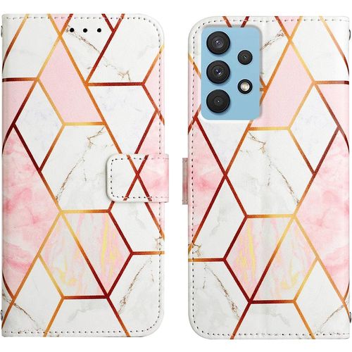Coque Galaxy A13 5g,Portefeuille Etui Housse Pour Samsung Galaxy A13 5g Coque Paillette Bling Marbre Pu Cuir Flip Wallet Etui Coquille Couverture Pour Galaxy A13 5g,Yb2 Marble Pink White