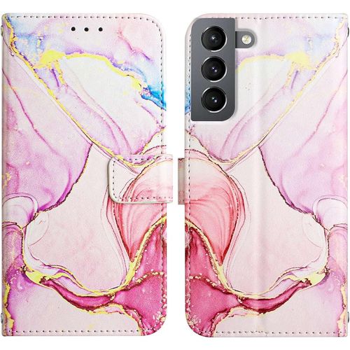 Coque Galaxy A12 5g,Portefeuille Etui Housse Pour Samsung Galaxy A12 5g Coque Paillette Bling Marbre Pu Cuir Flip Wallet Etui Coquille Couverture Pour Galaxy A12 5g,Yb2 Marble Rose