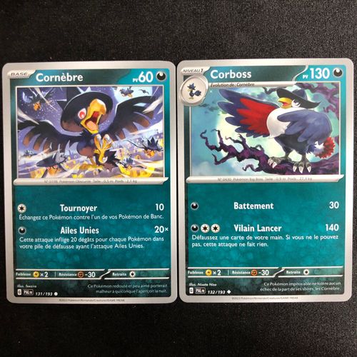 Evolutions À Paldea - Cornèbre (131) + Corboss (132/193)