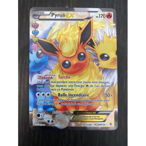 Vends Carte Pokemon Pyroli Ex Rc28/Rc32