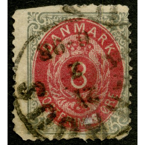 Timbre Oblitéré Danmark, Posterim Ore, 8