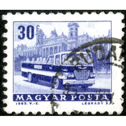 Timbre Oblitéré Magyar Posta, 1963, 30 F