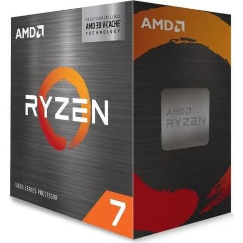 Processeur AMD R7 5700X3D - 8 coeurs - 3.0 GHz / Turbo 4.1 GHz - 96 Mo L3 - 7 nm - 105 W - AM4