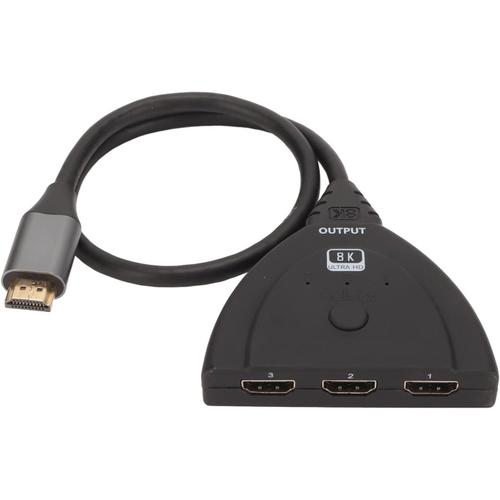 Câble Adaptateur Répartiteur HDMI, Commutateur HDMI 3 en 1, Prise