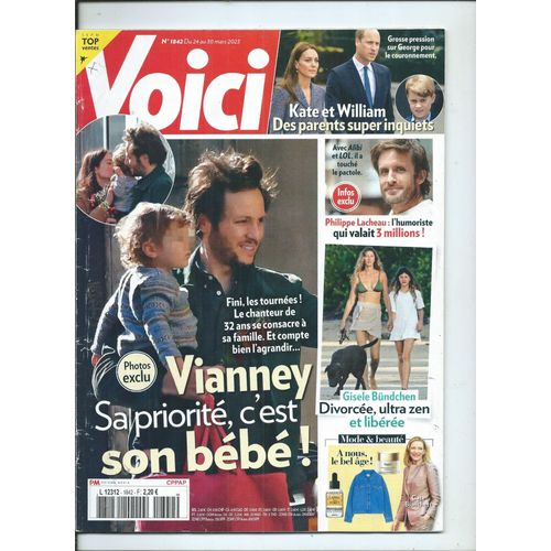 Voici 24/03/2023 Vianney, Michel Sardou, Lara Fabian, Muriel Robin, Pamela Anderson, Naomi Campbell, Jean Dujardin, Ed Sheeran, Philippe Lacheau, Virginie Efira,Alizée,Chimène Badi,Juliette Armanet,U2