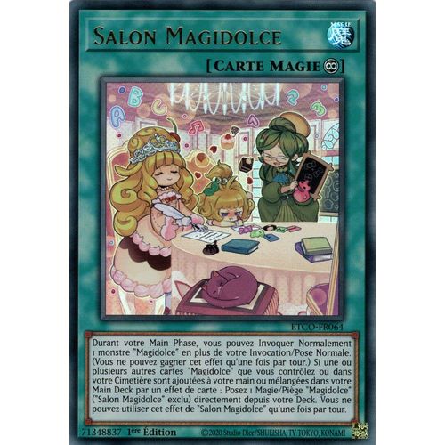 Yu Gi Oh ! Salon Magidolce ( Ecto-Fr064 ) Ultra Rare En Français