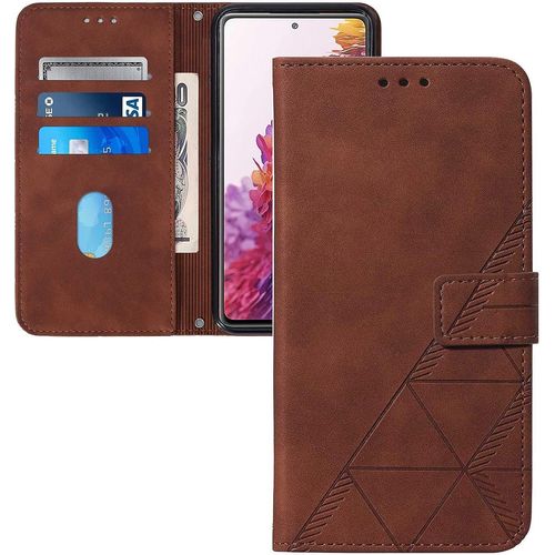 Coque Galaxy S20 Ultra,Portefeuille Etui Housse Pour Samsung Galaxy S20 Ultra Coque 3d Mignon Plaid Retro Pu Cuir Fille Femmes Flip Wallet Couverture Pour Galaxy S20 Ultra,Yb Sw Brown