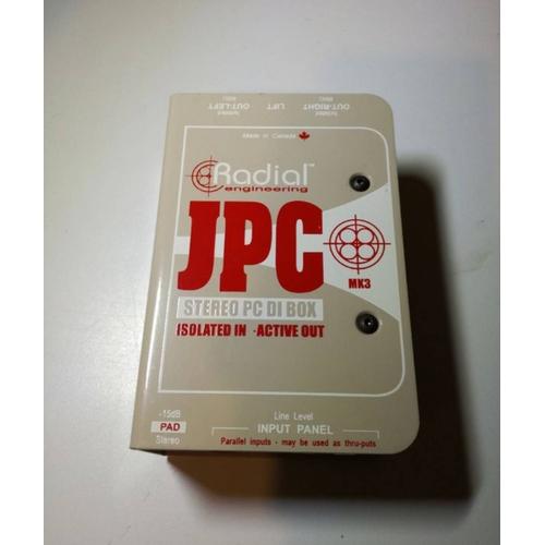 Radial JPC stereo DI Boite de direct