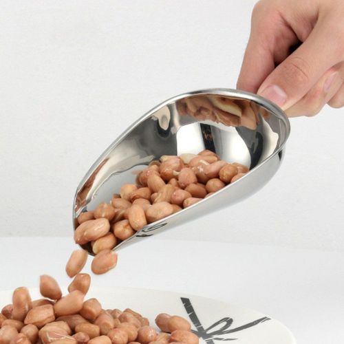 Cuillère À Glace En Acier Inoxydable, Bar De Fête Buffet Cuisine Sucre Farine Produits Secs Pelle De Cuisine Sucre Farine Produits Secs Pelle De Cuisine