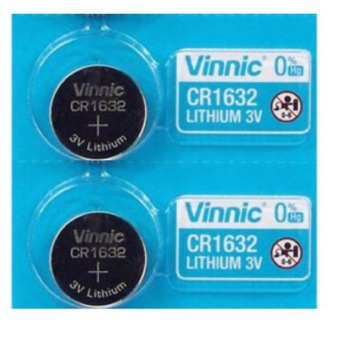 2 piles CR1632 Vinnic