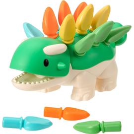 Sensoriel Jouet Dinosaure Montessori 1 an, Eveil Motricité Fine Jeu  Éducatif pour Bébé 12 18 Mois, Pâques Cadeau Enfant 2 Ans Fille et Garçon