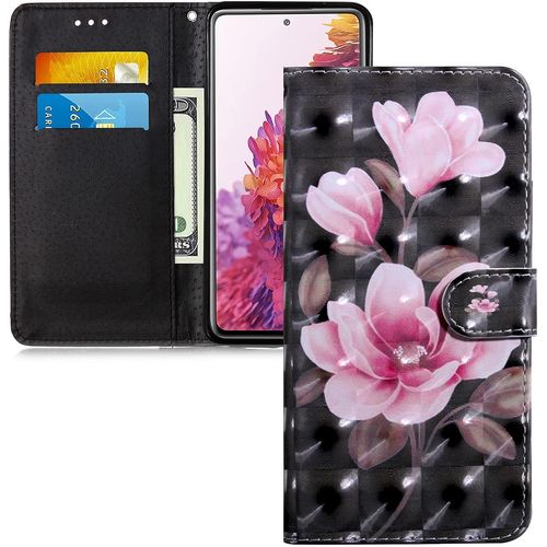 Coque Galaxy S23 Ultra,Portefeuille Etui Housse Pour Samsung Galaxy S23 Ultra Coque 3d Paillette Fleur Papillon Chat Pu Cuir Flip Wallet Etui Couverture Pour Galaxy S23 Ultra,Bx Pink Flower