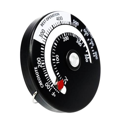 Thermomètre de Poêle Magnétique Tuyau de Poêle à Feu pour Le