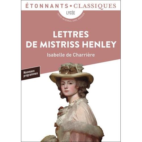 Lettres De Mistriss Henley