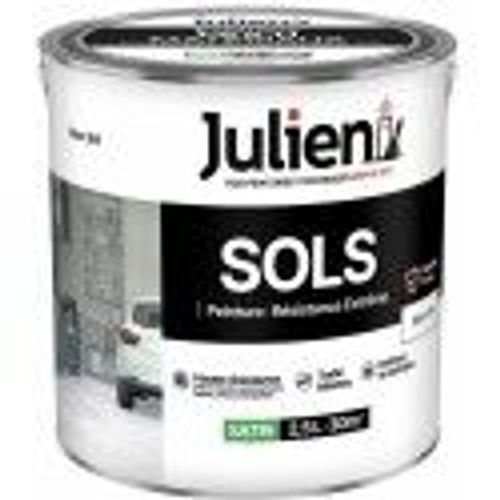 Peinture sol blanc résistance extrême 2.5L garantie 10 ans JULIEN