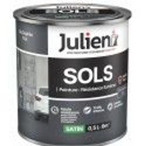 Peinture sol gris asphalte ral 7024 résistance extrême 0.5L garantie 10 ans JULIEN