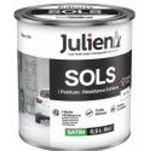 Peinture sol blanc 0.5L résistance extrême garantie 10 ans JULIEN