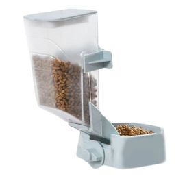 Distributeur Automatique D'aliments Pour Chats Et Petits Chiens, Grande Capacité, Facile À Installer, Bols Suspendus Pour Animaux De Compagnie, Cage, Q1jb