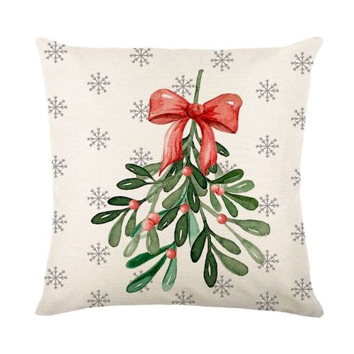 Housse De Coussin De Noël 18x18, Taie D'oreiller, Décoration De Noël, De Ferme, D'hiver, Vacances, Canapé, Pour La Maison, Q1jb