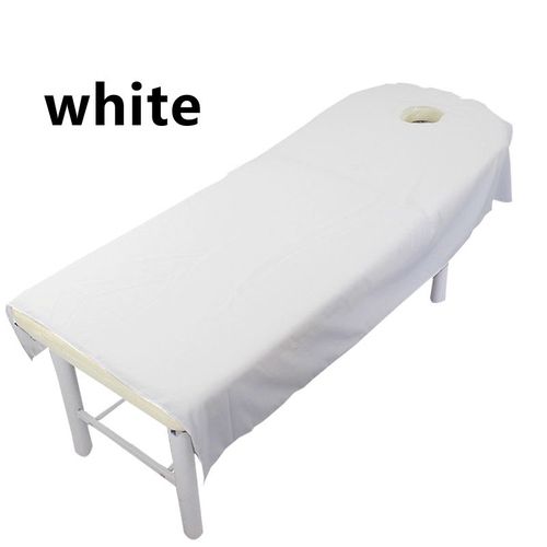 Drap De Lit En Polyester Avec Trou Pour Salon De Miles, Couverture De Table Pour Traitement De Énergie Spa Et Cosmétique, Textile De Maison, 80x190cm