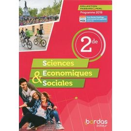Sciences Économiques Et Sociales 2de - Manuel De L'élève