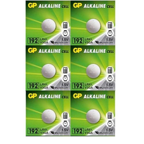 6 Piles GP LR41 192