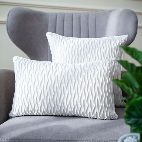 Housse De Coussin En Velours Doux, Taie D'oreiller Décorative À Rayures, Pour La Maison, Le Canapé, Le Siège De Voiture, 45x45cm