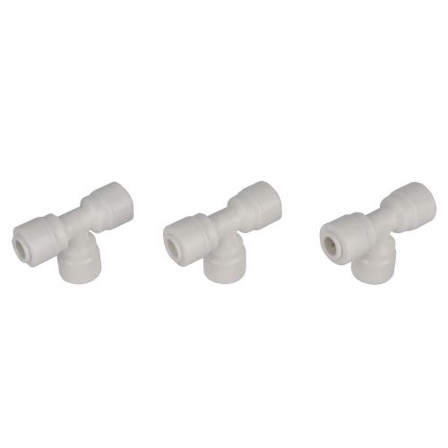 Connecteurs à trois voies type T 1/4 "", 10 pièces, adaptateur de tuyau pour tuyau de 4/7mm, 1/4 pouces, Agriculture, jardin, Irrigation