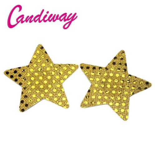 Cache-Tétons Adhésifs Pour Femmes, Rouge, Sexy, Étoiles, Autocollants Pour Seins, Pâte De Lait Jetable, Anti-Vide De La Poitrine