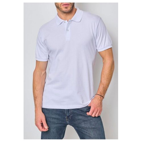 Polo Manches Courtes Blanc Homme