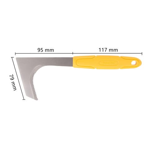 Faucheuse De Gazon Portable Avec Crochet, Désherbeur De Fissures, Extracteur De Racines De Pelouse, Extracteur De Mauvaises Herbes, Outil De Semis De Greffe