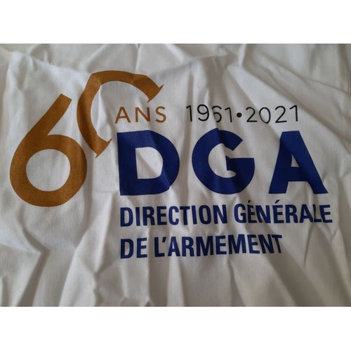 Dga Direction Générale De L'armement Français Sac En Tissu 60e Anniversaire