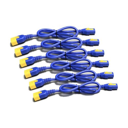 APC AP8000 - Câble d'alimentation - power IEC 60320 C13 pour IEC 60320 C14 - 10 A - 1.22 m - bleu - Mondial - pour P/N: SCL500RMI1UC, SCL500RMI1UNC, SMT3000I-AR, SMT3000R2I-AR, SMTL750RMI2UC...