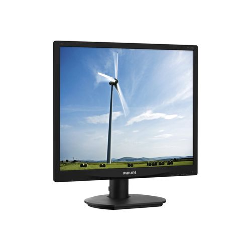 Philips S-line 19S4QAB - Écran LED - 19" - 1280 x 1024 @ 60 Hz - IPS - 250 cd/m² - 1000:1 - 5 ms - DVI-D, VGA - haut-parleurs - noir texturé
