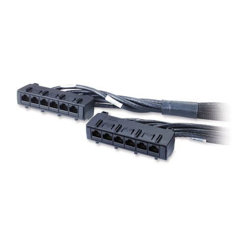 APC Data Distribution Cable - Câble réseau - Conformité TAA - RJ-45 (F) pour RJ-45 (F) - 4 m - UTP - CAT 6 - noir