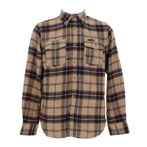 Chemise Manches Longues Picture Niley Wood Ash Plaid Shirt Marron