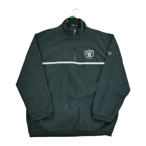 Reconditionné - Pull Polaire Reebok Oakland Raiders Nfl - Taille L - Homme - Noir