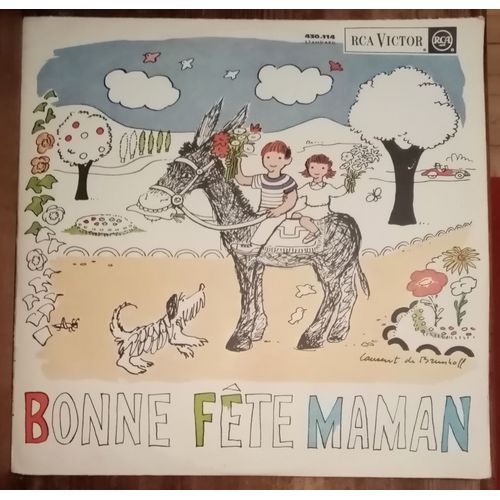 Bonne Fête Maman Disque Vinyle 33 Tours Pochette Illustrée Par Laurent De Brunhoff ( Babar )