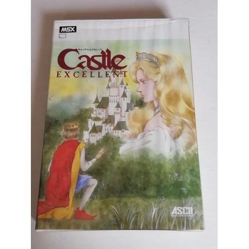 Castle Excellent (Jeu Cartouche Msx) Ascii 1986, Fonctionne, Dans Son Boitier D'origine, Tres Rare