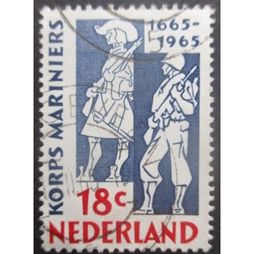 Pays-Bas N°829 Infanterie De Marine Oblitéré