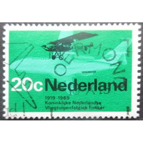 Pays-Bas N°875 Aviation Oblitéré