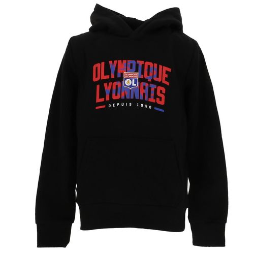 Sweat Capuche Hooded Olympique Lyonnais Sweat A Capuche Unity Noir Jr Noir