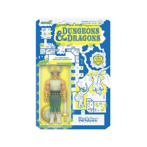 Dungeons & Dragons - Figurine Reaction Red Box Fighter Glow In The Dark 10 Cm