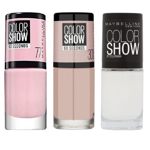 Maybelline New York - Lot De 3 Vernis Colorshow - 77 Nebline/ 301 Love This Sweater/ 130 Winter Baby - 