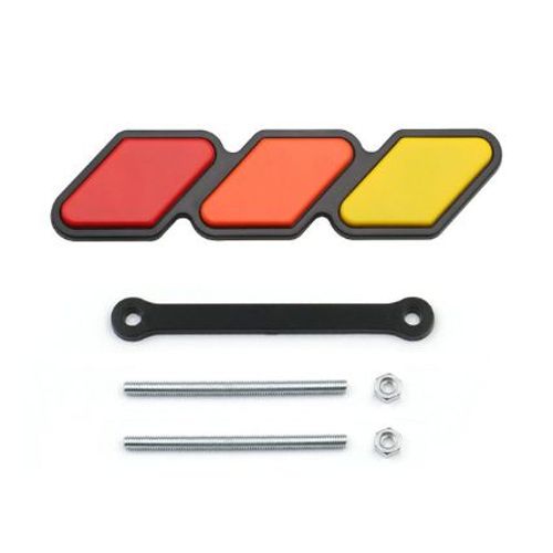 3 Couleurs Calandre Emblème Pour Toyota Trd Tacoma Tundra 4runner Highlande Rav4 Bande De Grille D'entrée D'air Auto Accessoires - Type Ivoire