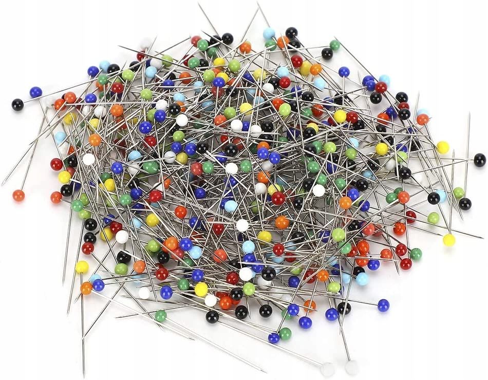 500pcs Épingles A Coudre Épingles A Perles Carte P