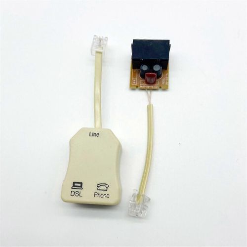 Séparateur de filtre DSL 3 pièces pour répartiteur de prise téléphonique de ligne téléphonique Modem téléphonique ADSL de filtre DSL en ligne