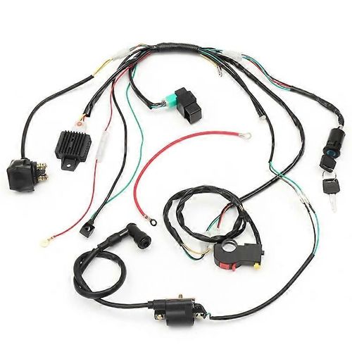 Electrics Stator Bobine Cdi Faisceau De Câblage Relais Solénoïde Pour 4stroke Atv 50cc-125cc Pit Quad Dirt Bi