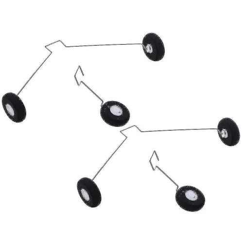 4x Support De Train D¿Atterrissage D¿Avion Rc W / Roues Pour Wltoys F949 Accessoire
